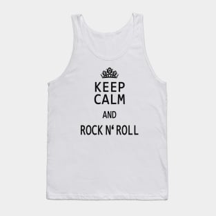 Rock and Roll cool saying Tank Top